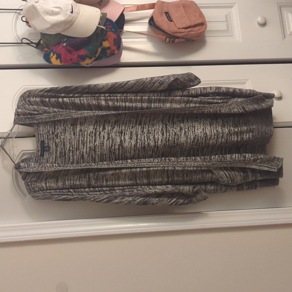 Hooded Gray American Eagle Sweater